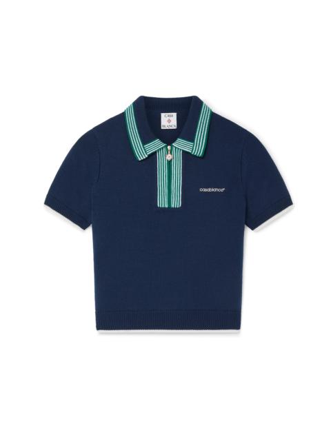 Knit Tennis Polo Shirt | Casablanca Paris