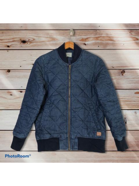 Other Designers Japanese Brand - Local motion Hawaii Honolulu Indigo Quilted Bomber jackets