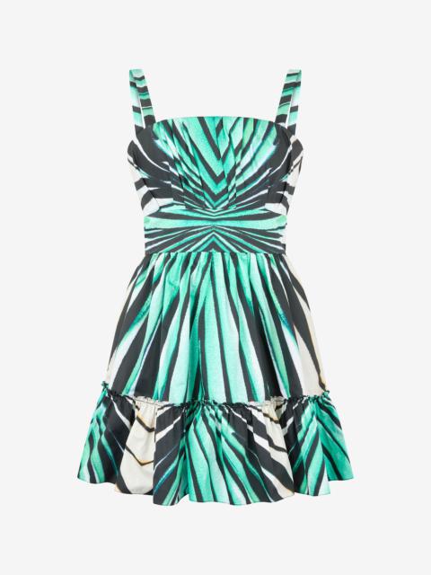 Roberto Cavalli Ray of Sea Print Dress Mini