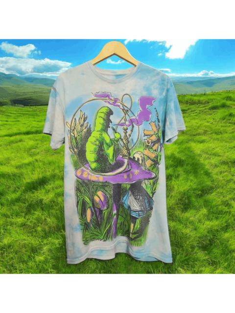 Other Designers Rare Liquid Blue Alice In Wonderland Tee Shirt