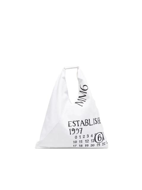 MM6 Maison Margiela numbers motif Japanese tote bag
