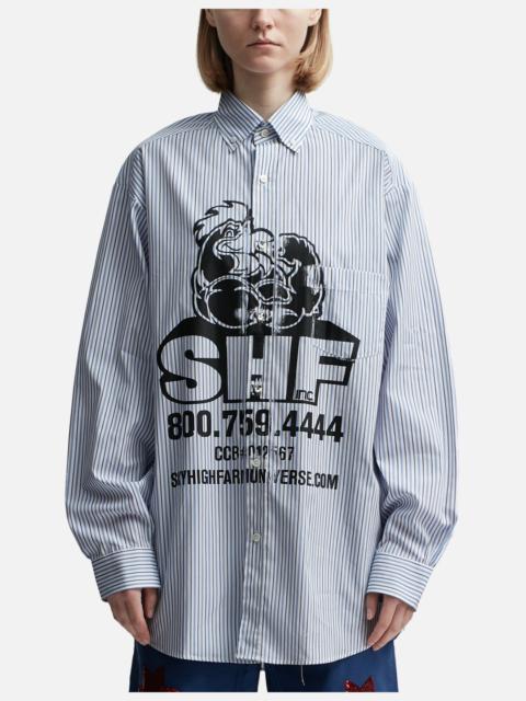 SKY HIGH FARM WORKWEAR SHF CHICKEN BUTTON DOWN SHIRT