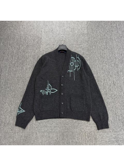 Louis Vuitton Louis Vuitton ECG Wool Cardigan