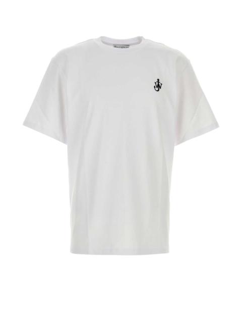 Other Designers Jw Anderson Men White Cotton T-Shirt