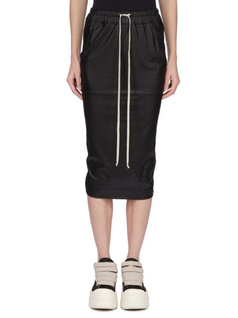 Rick Owens DRKSHDW PULL ON PILLAR SKIRT KNEE