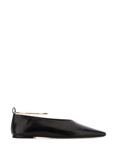 Jil Sander Jil Sander Women Black Leather Ballerinas