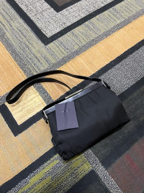 Prada PRADA BLACK VELVET SHOULDER BAG