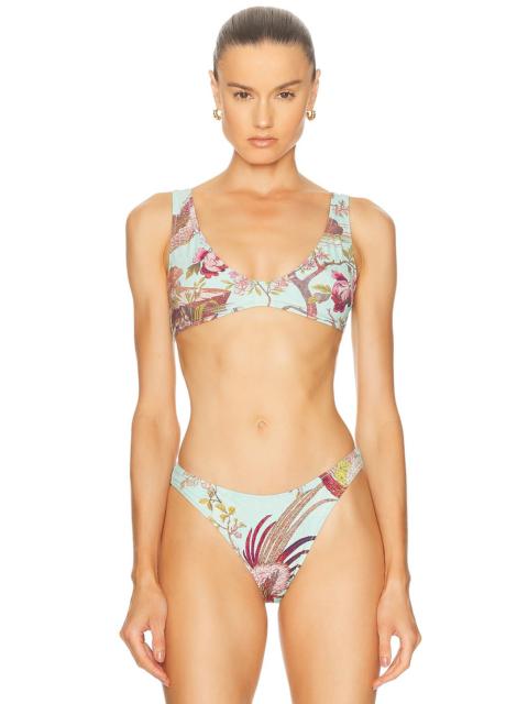 SKIMS X Cavalli Plunge Triangle Bikini Top