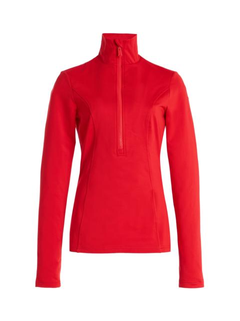 GOLDBERGH Serena Stretch-Tech Quarter-Zip Ski Top red