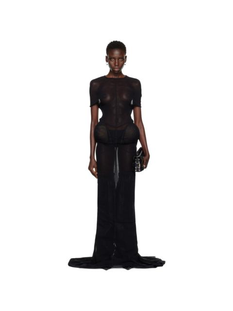 Jean Paul Gaultier Black Shayne Oliver Edition Maxi Dress