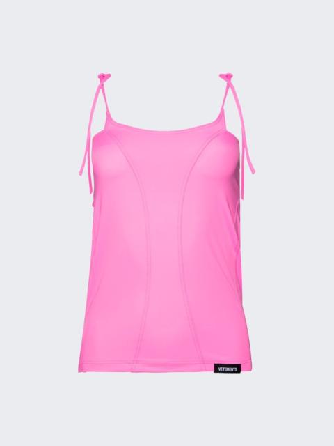 VETEMENTS Deconstructed Bikini Skirt Hot Pink