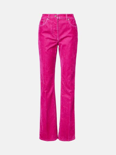 FERRAGAMO Cotton-blend drill straight pants