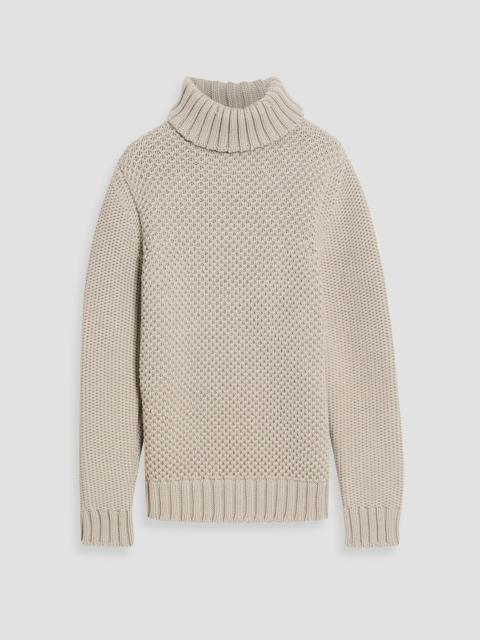 Other Designers Alba textured-knit merino wool turtleneck sweater