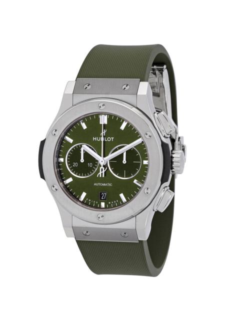Hublot Hublot Classic Fusion Chronograph Titanium Automatic Green Dial Men's Watch 541.NX.8970.RX