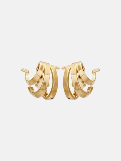 FERRAGAMO Triple Gancini clip-on earrings