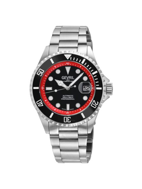 Other Designers Gevril Wall street Automatic Black Dial Men's Watch 41853A