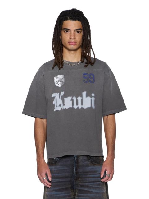 Ksubi UTOPIA HALEN RAGLAN SS TEE CHARCOAL