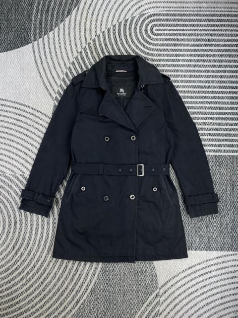Burberry Vtg Burberry Black Label Breasted Trench Coat Belted Jacket