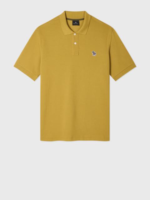 Paul Smith Yellow Organic Cotton Zebra Polo Shirt