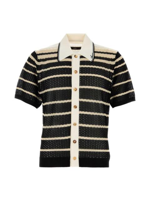 AMIRI Embroidered Crochet Cardigan