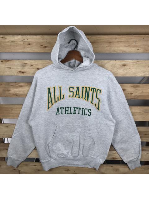 Other Designers Vintage - Vintage All Saints Athletic Spellout Hoodie Sweatshirt