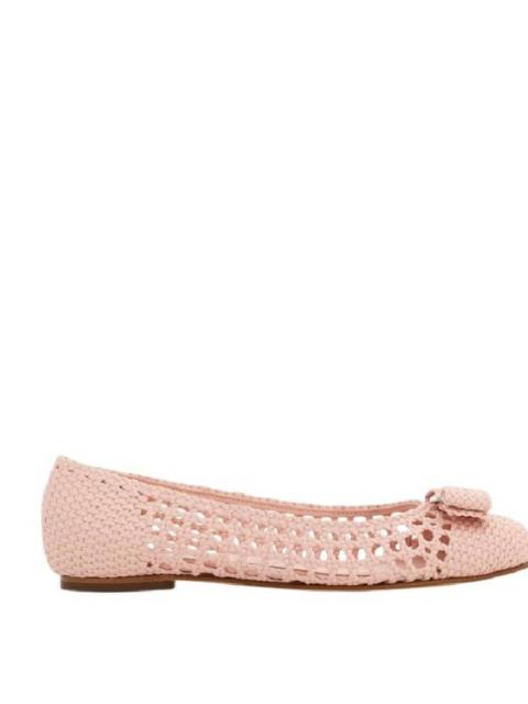 FERRAGAMO Ferragamo Woven Varina Ballet Flats, Size 10 C