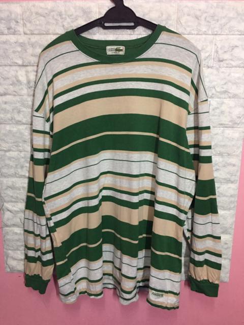 Other Designers Vintage - Vintage Long Sleeve Lacoste Stripe Design