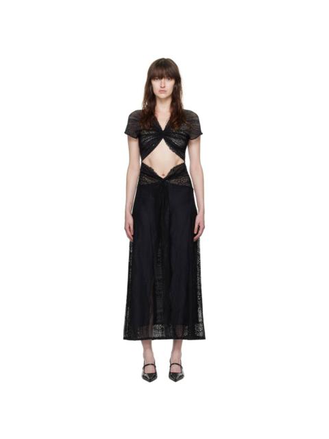 beaufille SSENSE Exclusive Black Sassen Maxi Dress