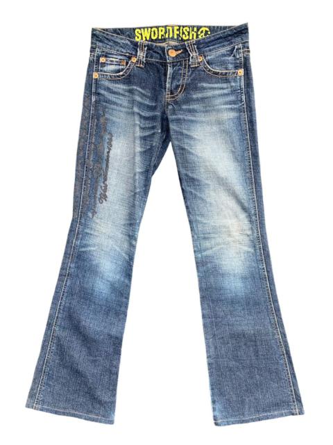 Other Designers Japanese Brand - Sword Fish Flare Unisex Denim Jeans Pants