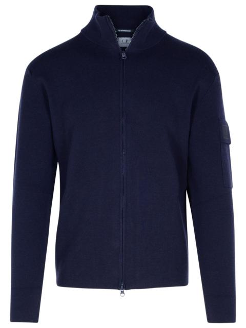 C.P. Company C.P. Company Blue Virgin Wool Blend Sweater Man