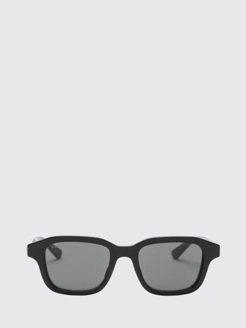 GUCCI Gucci Women Rectangular Cat-Eye Sunglasses Gucci In Black Acetate