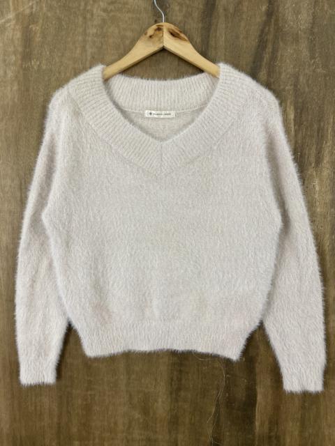 Other Designers Homespun Knitwear - Majestic Legon Pink Mohair Knit Sweaters #1388