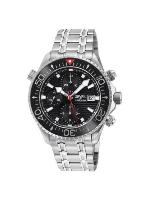 Other Designers Gevril Hudson Yards Chronograph Automatic Black Dial Men's Watch 48810B