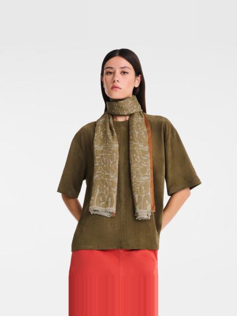 Longchamp La Cavalcade Longchamp Stole Artichoke - Modal