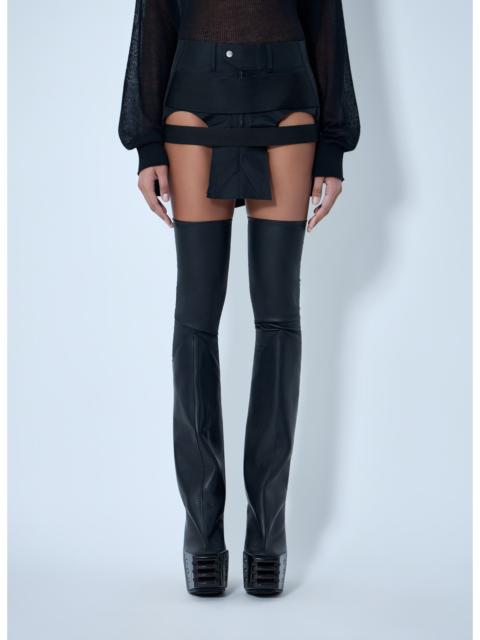 Rick Owens Rick Owens Women Layered Thigh-High Boot Ensemble