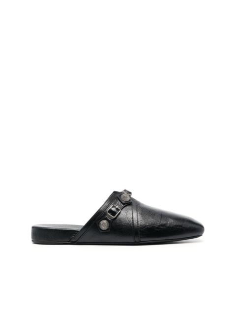 Cosy Cagole leather mules