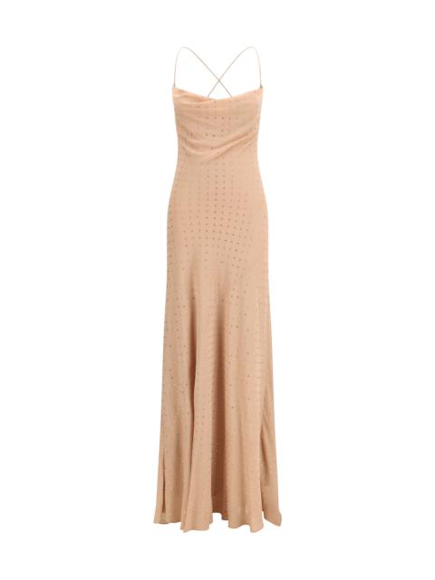 PINKO Pinko Long Strass Slipdress