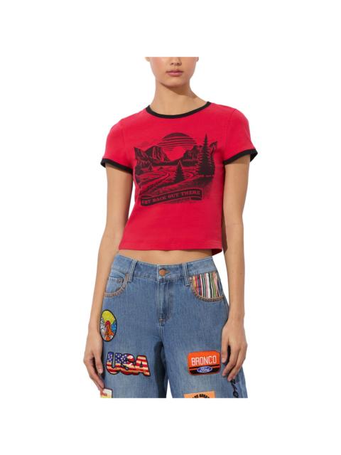 Alice + Olivia alice + olivia Onie Baby Ringer T-Shirt