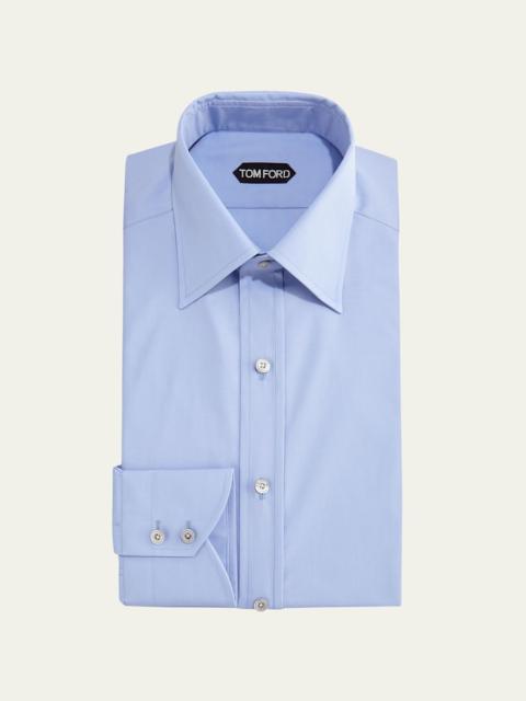 TOM FORD Slim-Fit Classic Dress Shirt, Blue