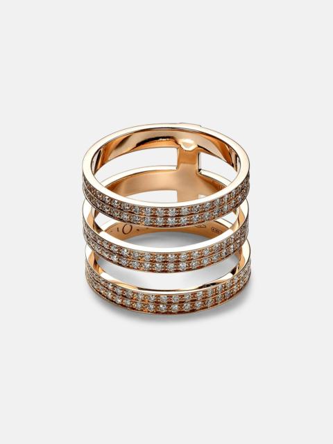 REPOSSI Berbere 18kt rose gold ring with diamonds