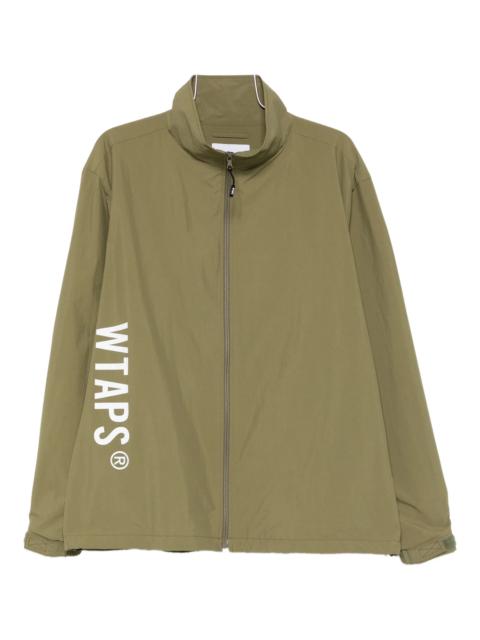 WTAPS logo-print windbreaker