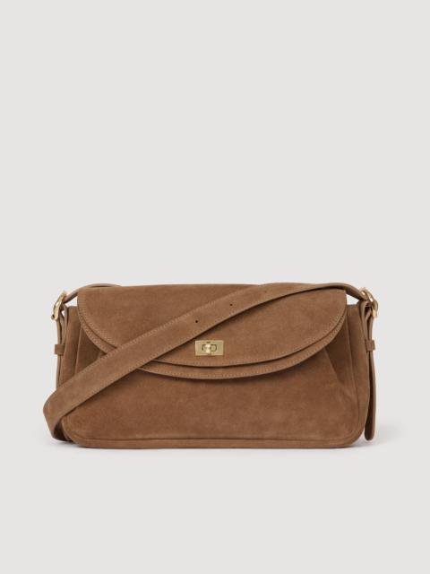 Sandro LE MAMBO SUEDE LEATHER BAG