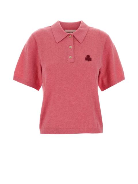 Isabel Marant Étoile Isabel Marant Etoile Women Pink Cotton Blend Althea Polo Shirt