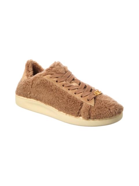 Valentino Valentino VLogo Signature Shearling Sneaker