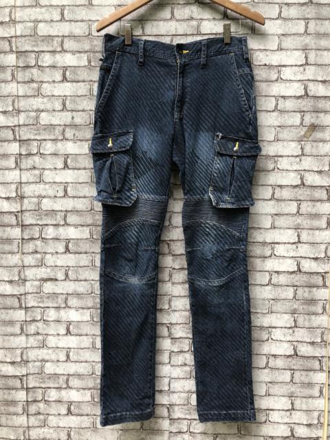 Other Designers Archival Clothing - Japanese Brand Toraichi Cargo Bikers Jeans