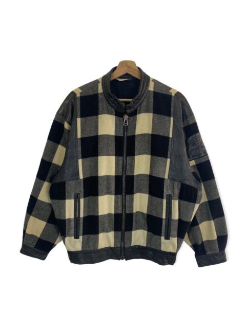 Other Designers Vintage - Pia Sports wool tartan zipper jacket