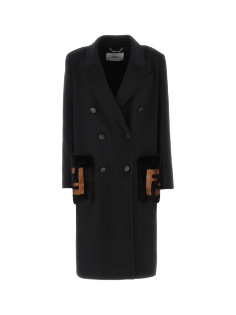 FENDI Fendi Women Black Wool Coat