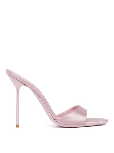 PARIS TEXAS Pink Lidia Satin Mules