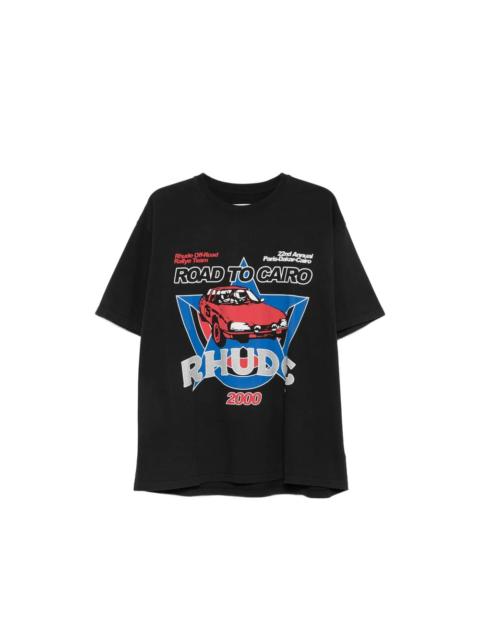 Rhude Rhude Black T-Shirts & Vests - T-Shirts Men