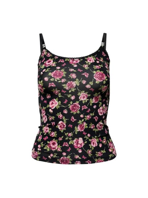 DOLCE&GABBANA Roses and Butterfly Print Camisole